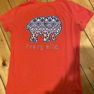 adorable XS orange Ivory Ella T-shirt